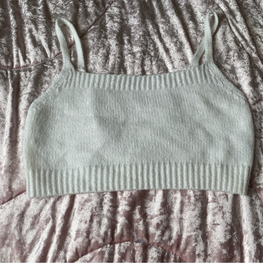 Women's Cream Knit Top